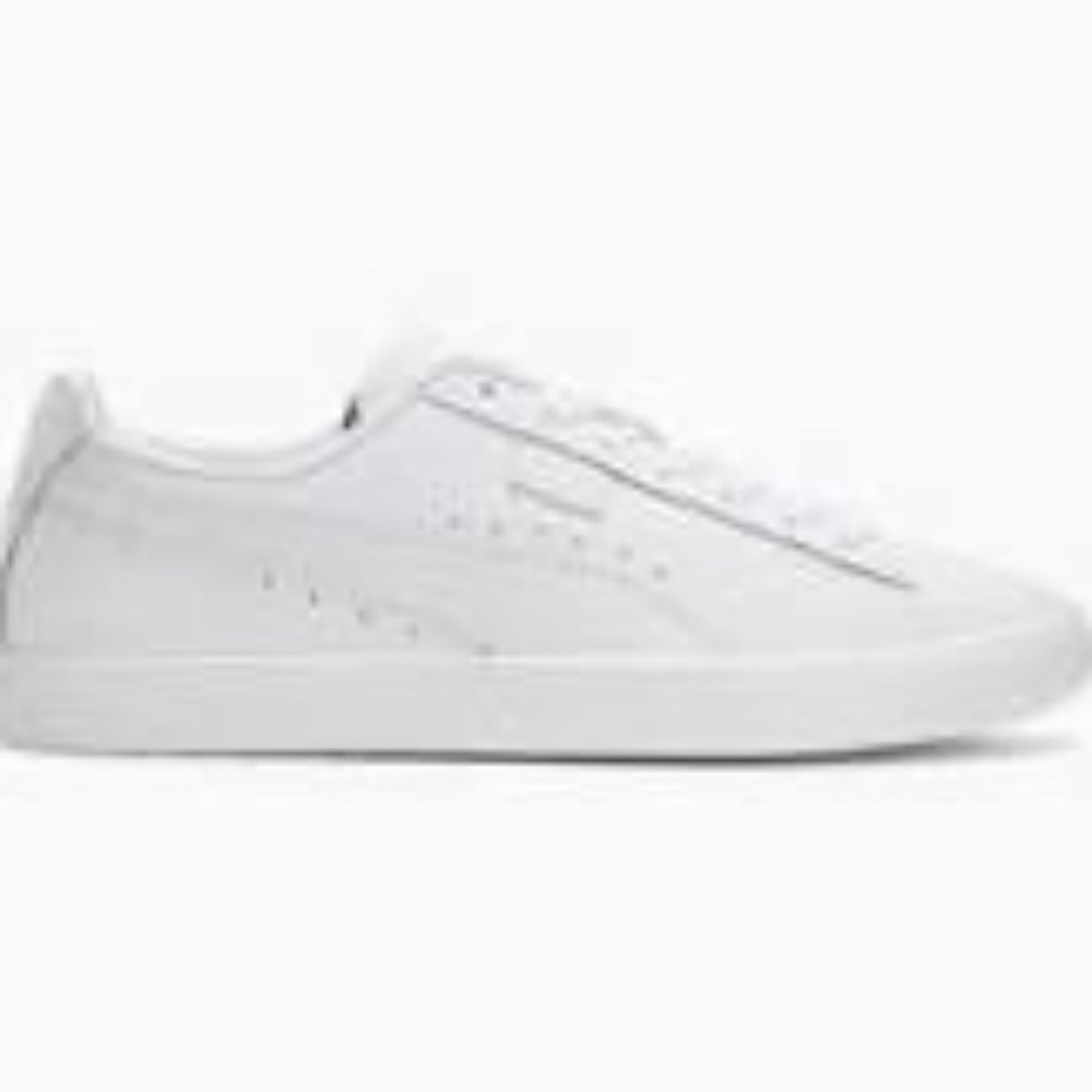 New, Mens, Puma Sneakers White, Clydes.